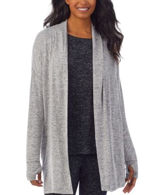 Women's SoftKnit Sweater-Knit Long-Sleeve Wrap
