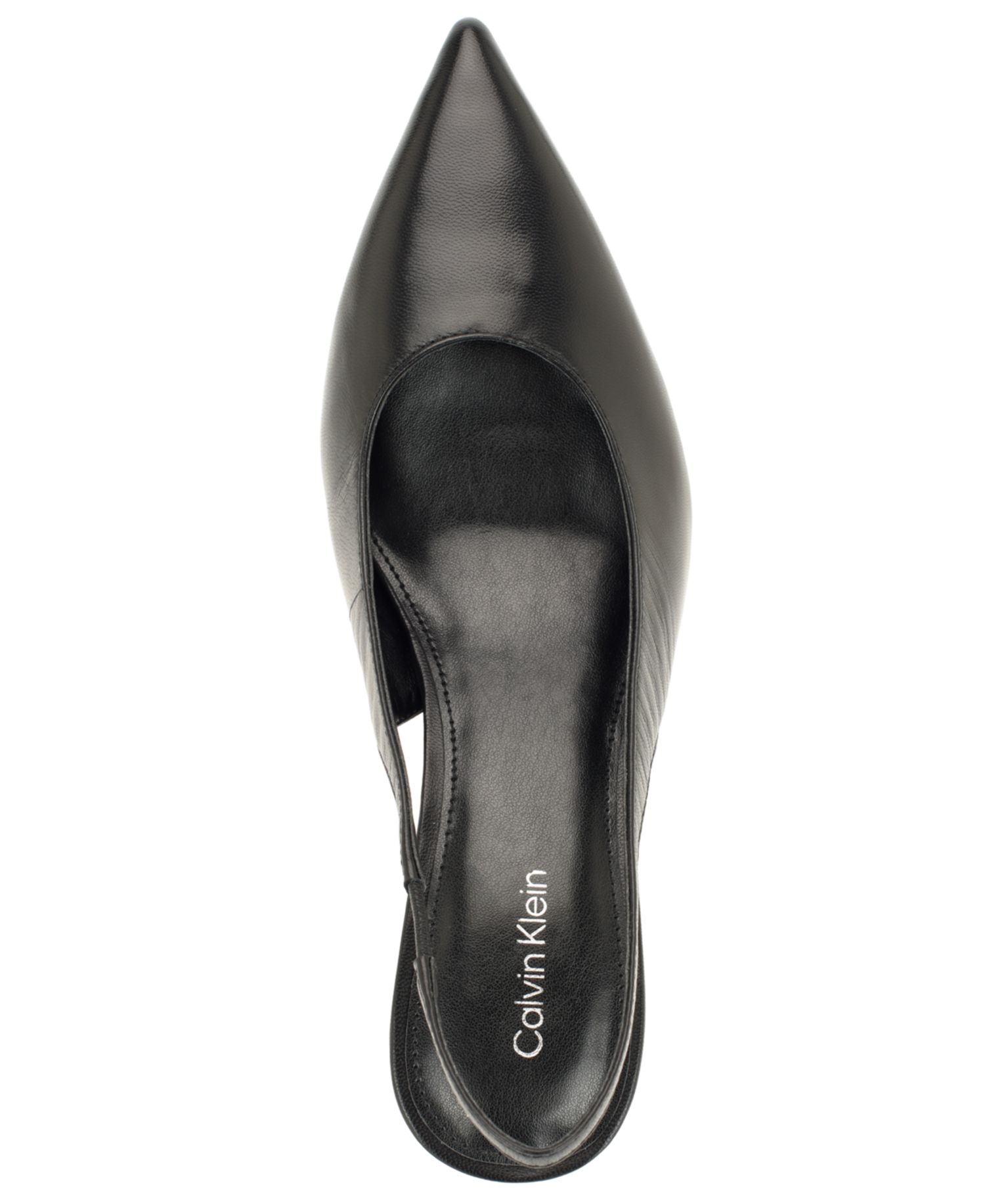Women's Biancya Leather Pointed Toe Slingback Pumps