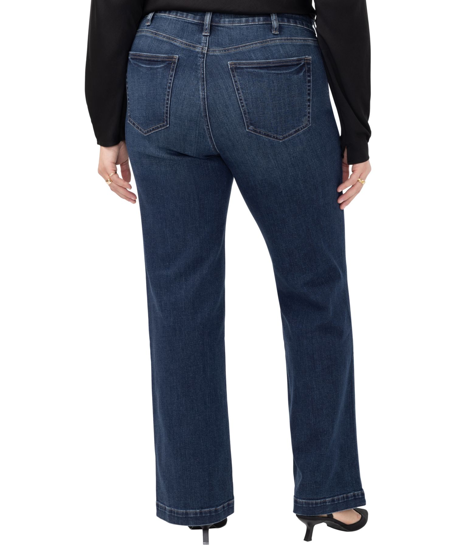 Plus Size Avery High-Rise Wide-Leg Curvy-Fit Denim Jeans