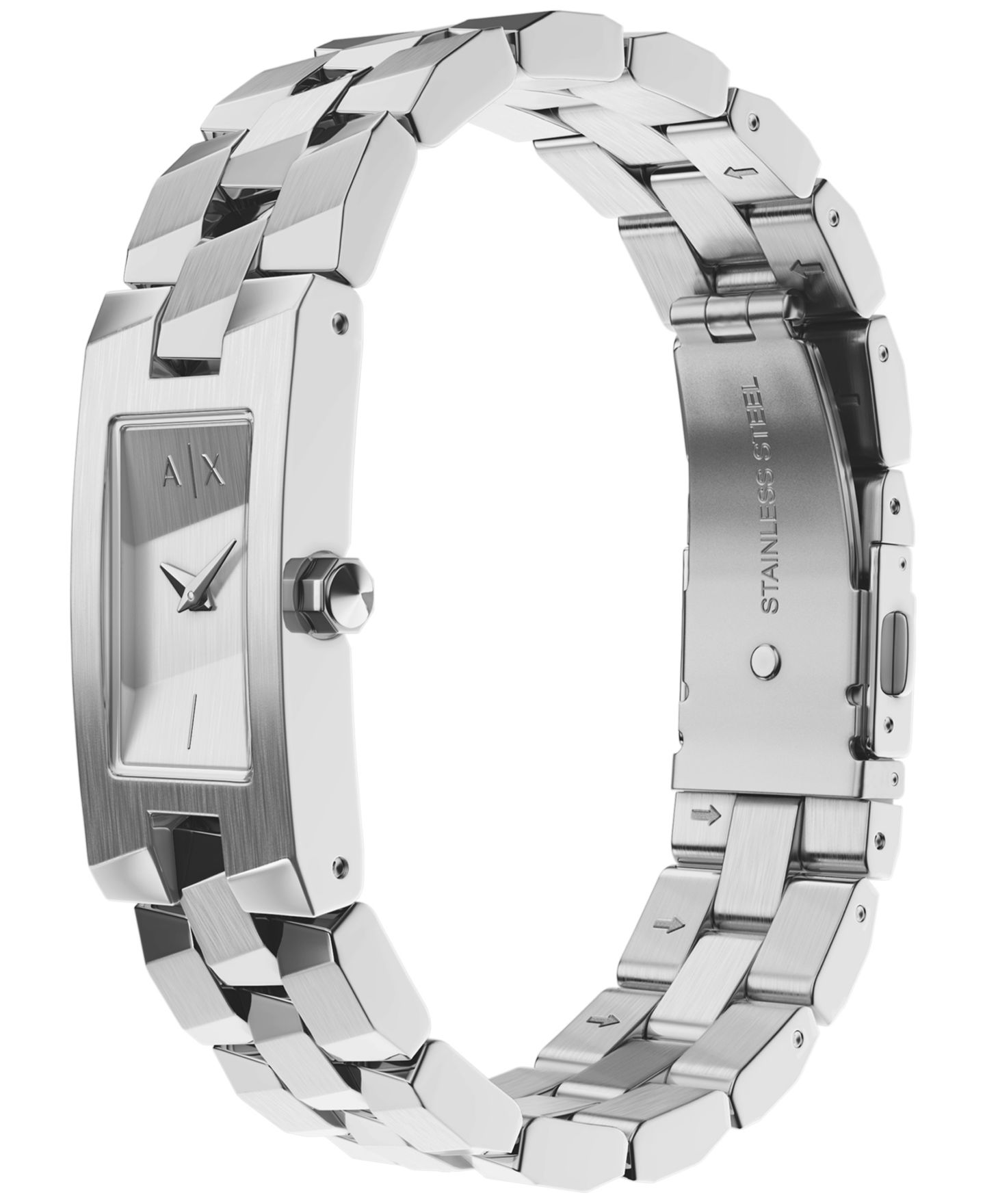 Женские часы A|X Armani Exchange Quartz Two Hand Silver Stainless Steel 34mm — фото 5