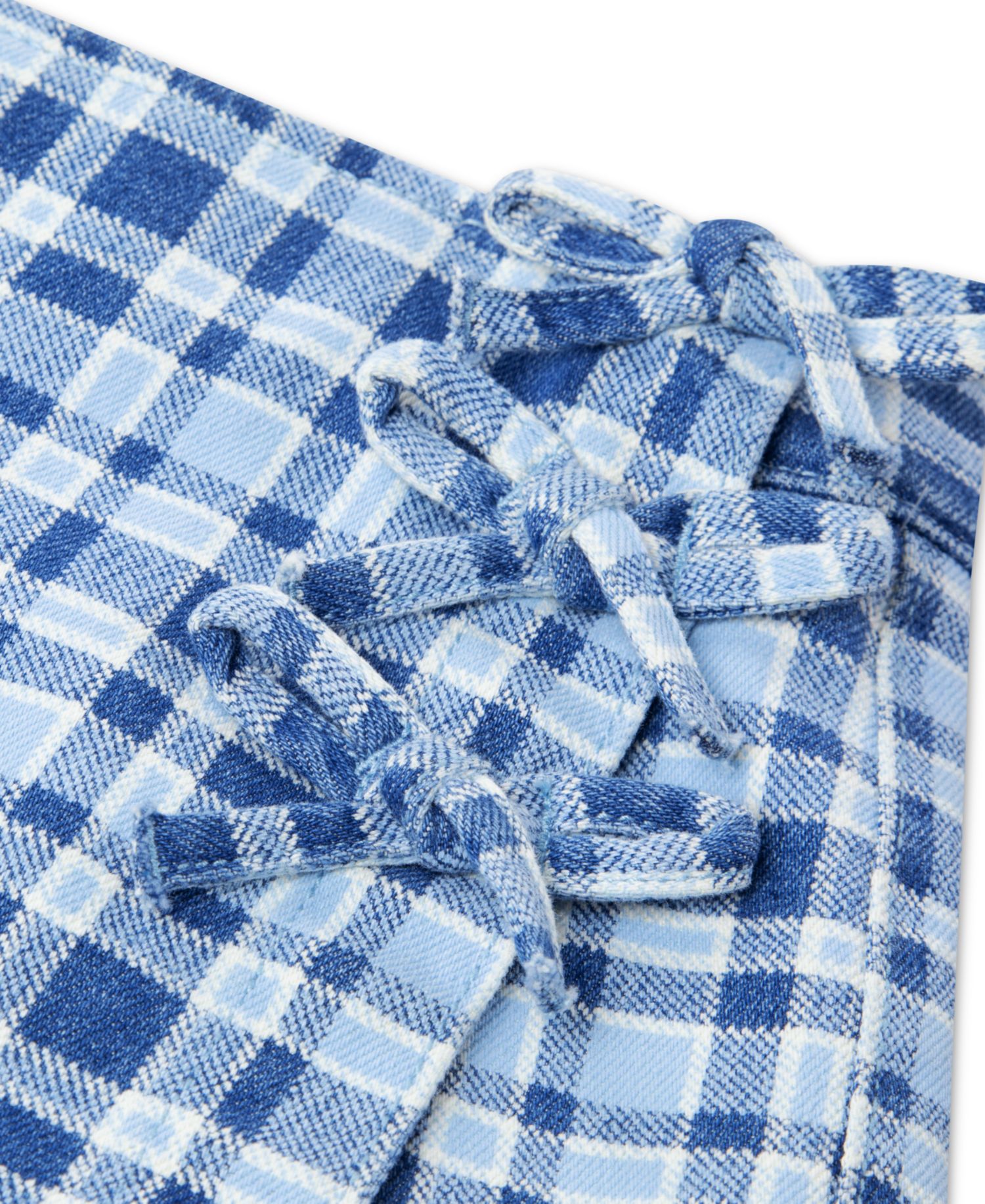 Girls' 7-16 Plaid Skort With Bows