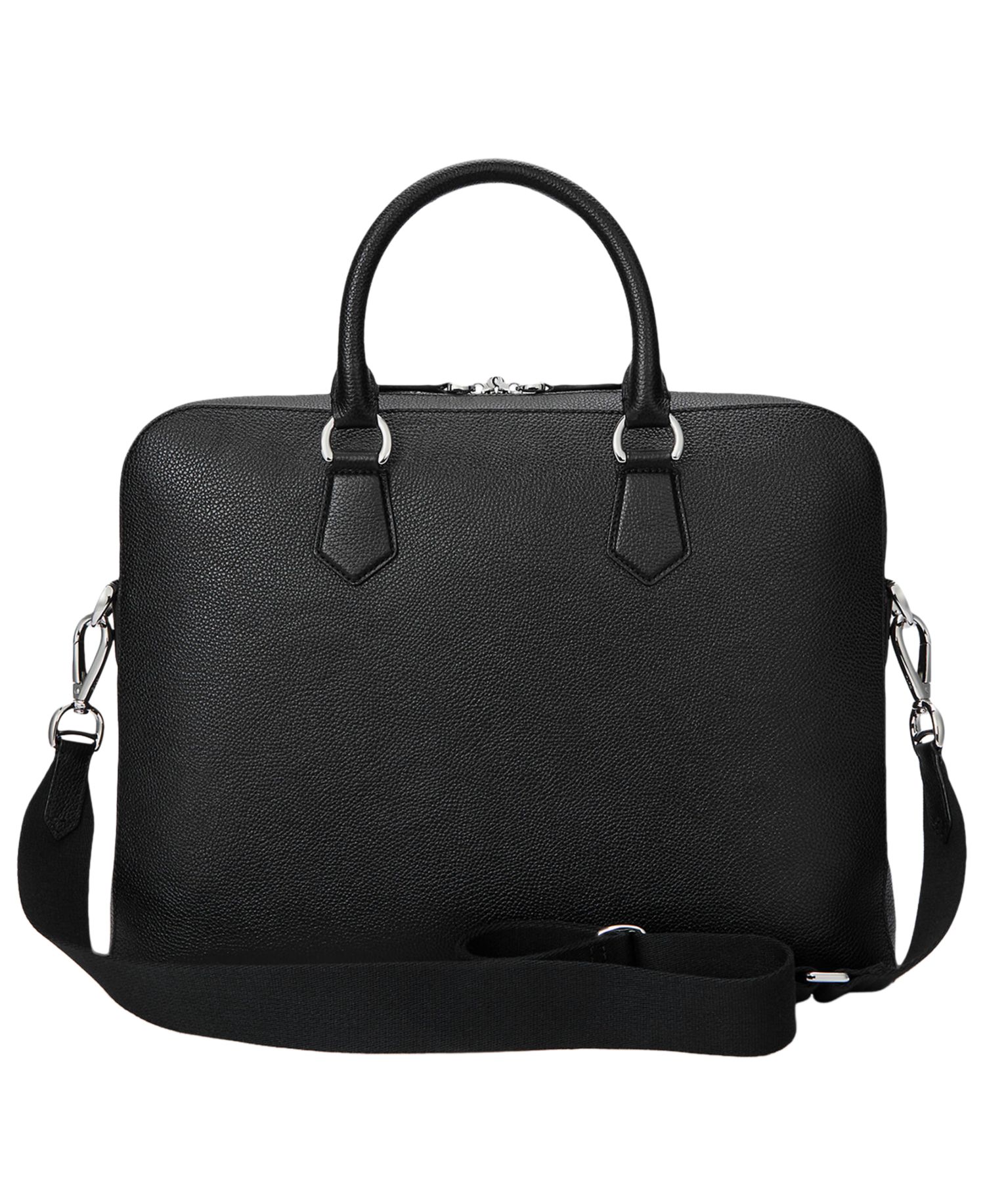 Men's Pebbled Leather Commuter Bag