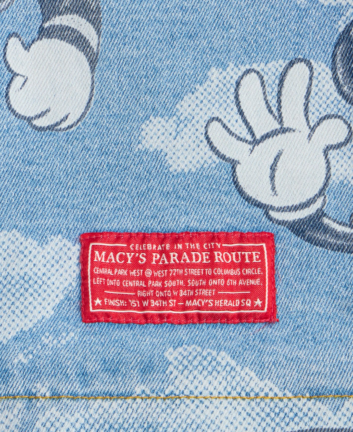 Женская куртка Disney | Macy's Mickey & Friends Parade Balloon Printed Cropped Denim Jacket — фото 5
