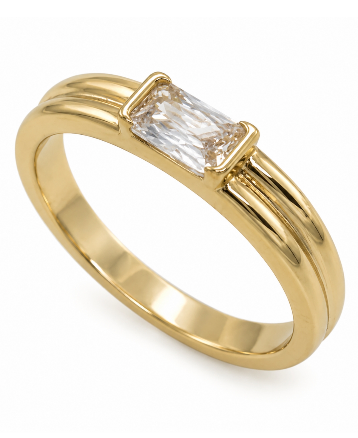 And Now This Cubic Zirconia Band Ring