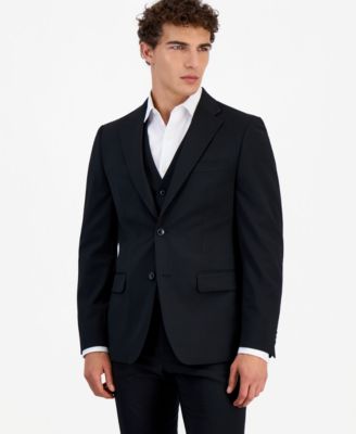 Men's Modern-Fit Wool TH-Flex Stretch Suit Separates Jacket