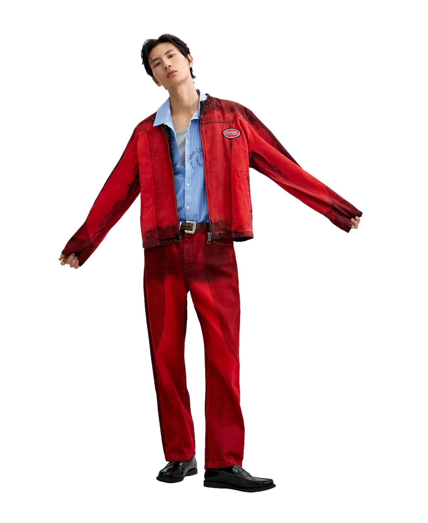 Men's Two-tone racing jacket