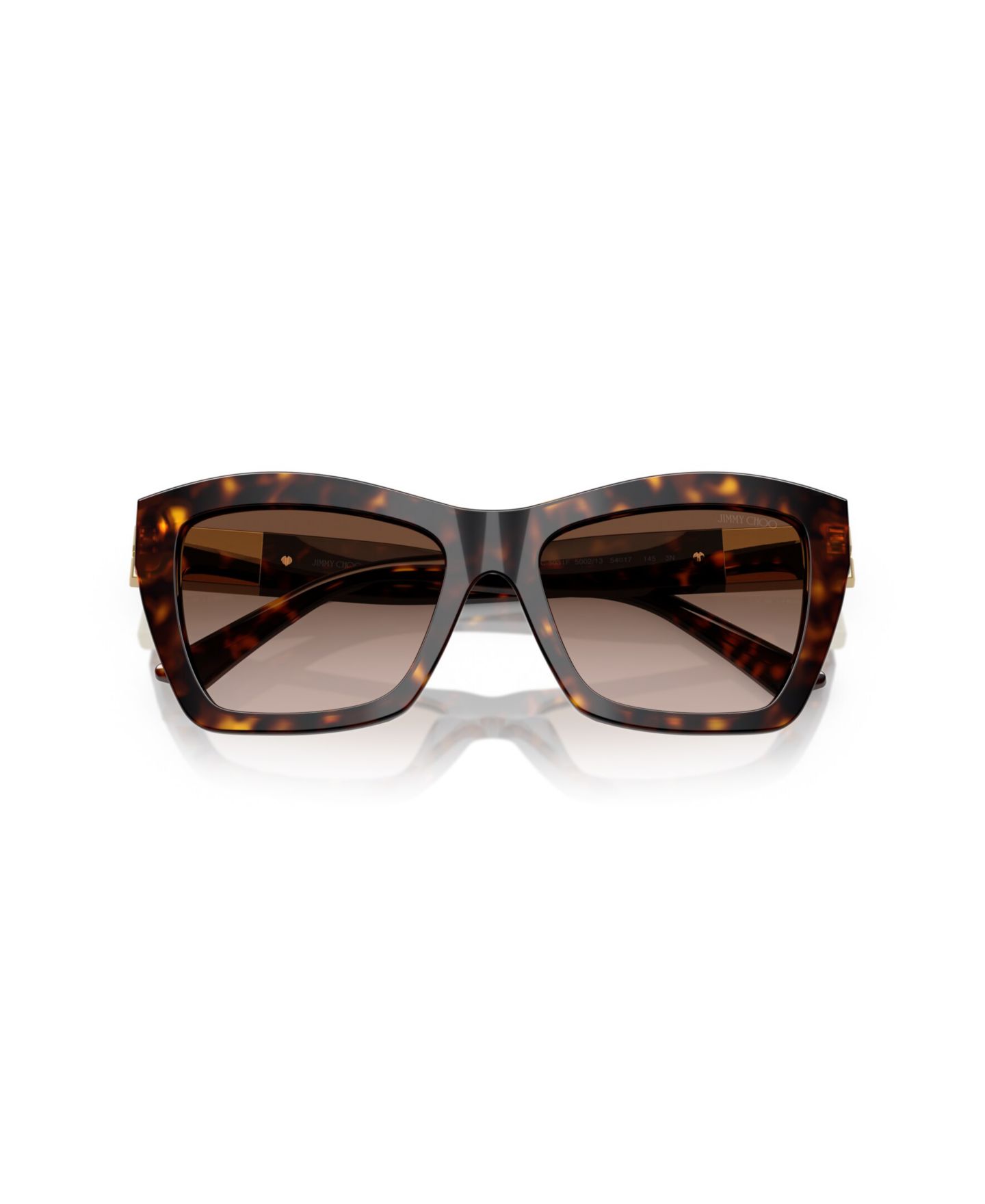 Женские солнцезащитные очки Jimmy Choo Sunglasses, JC5031F, цвет: Гавана — фото 5