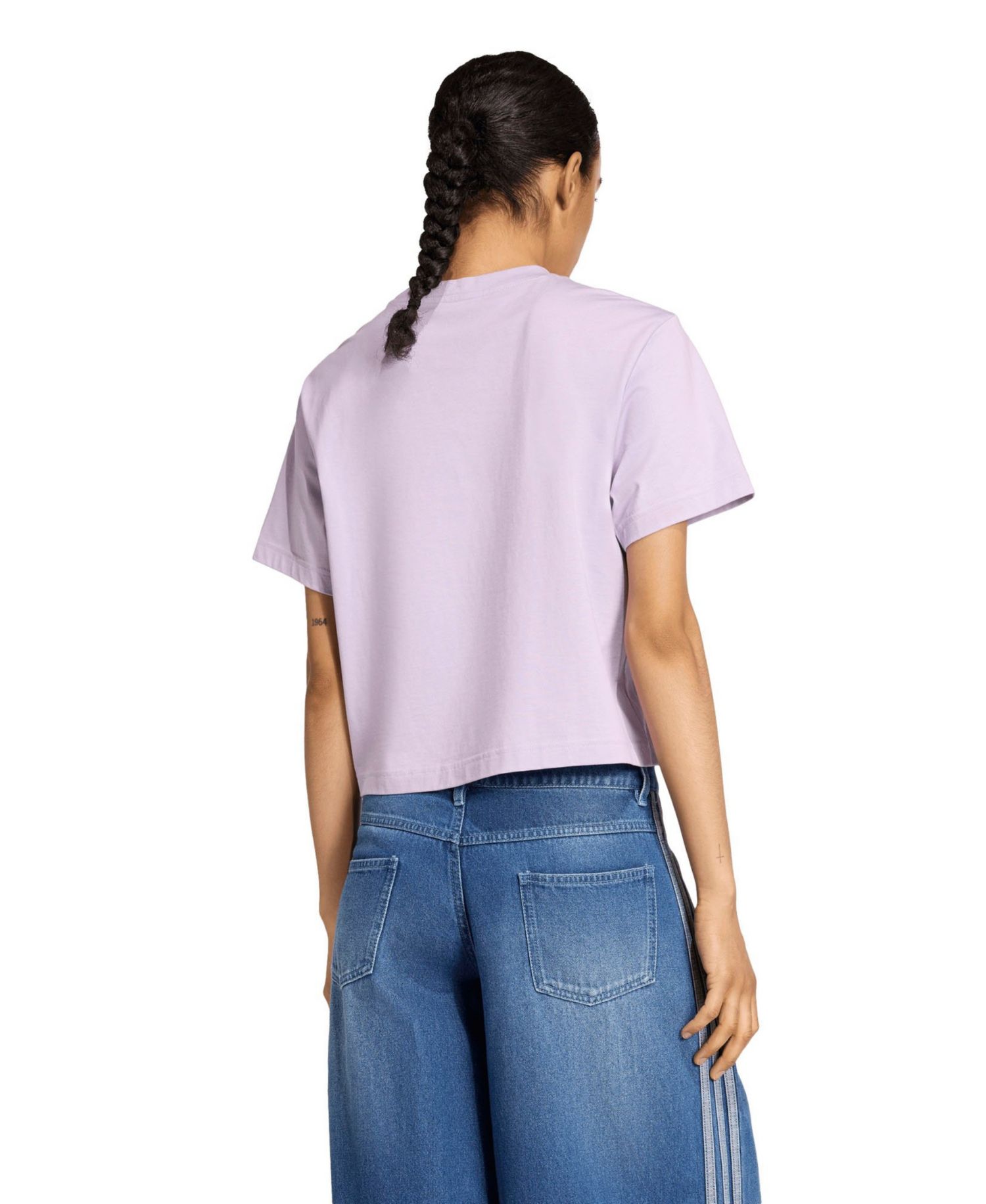 Women's Purple Mercedes-AMG Petronas F1 Team Premium Woven Crop Top