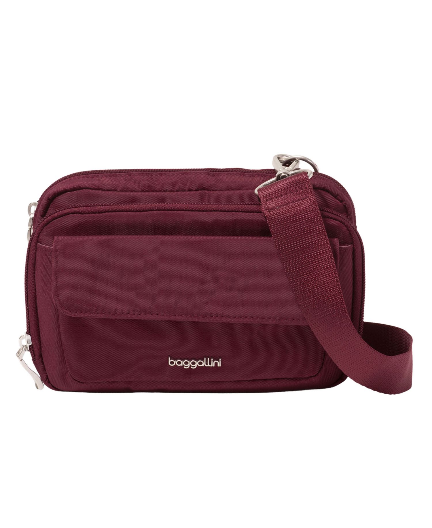 Modern Everywhere Mini Double Zipper Crossbody Handbag