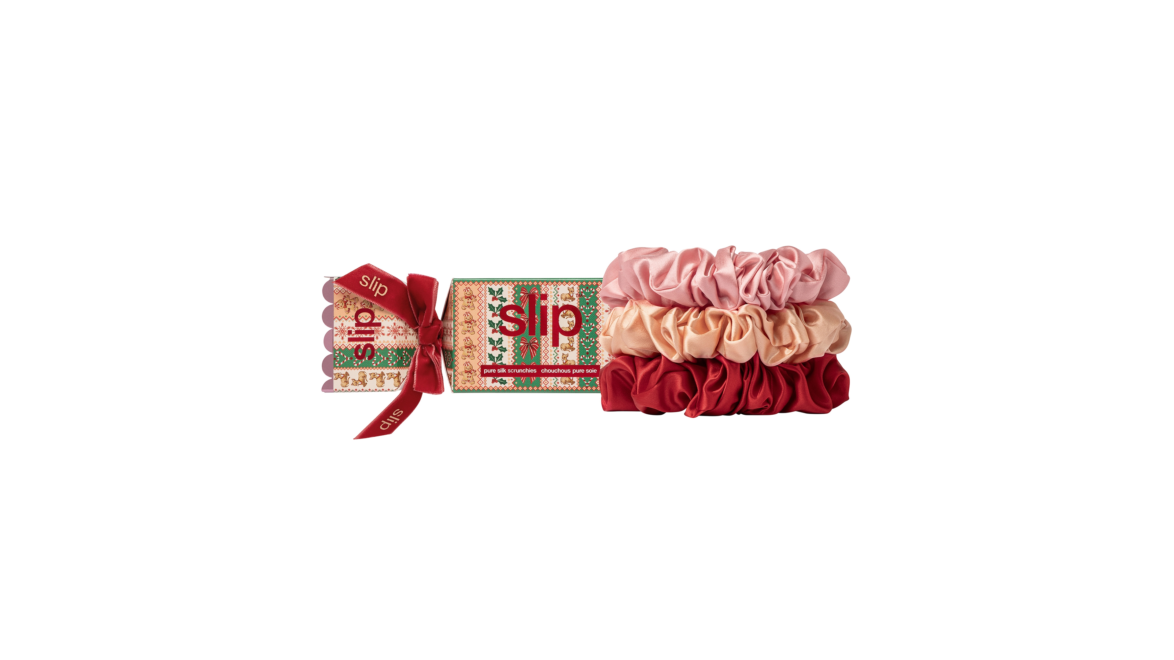 Slip 3-Piece Pure Silk Large Scrunchie Set