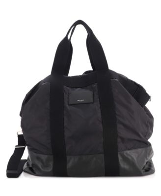 City Logo Tote Bag Nylon with Leather