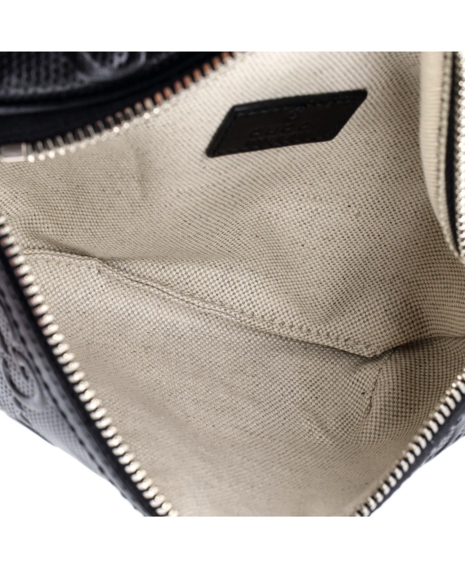 Small Belt Bag GG Embossed Perforated Leather