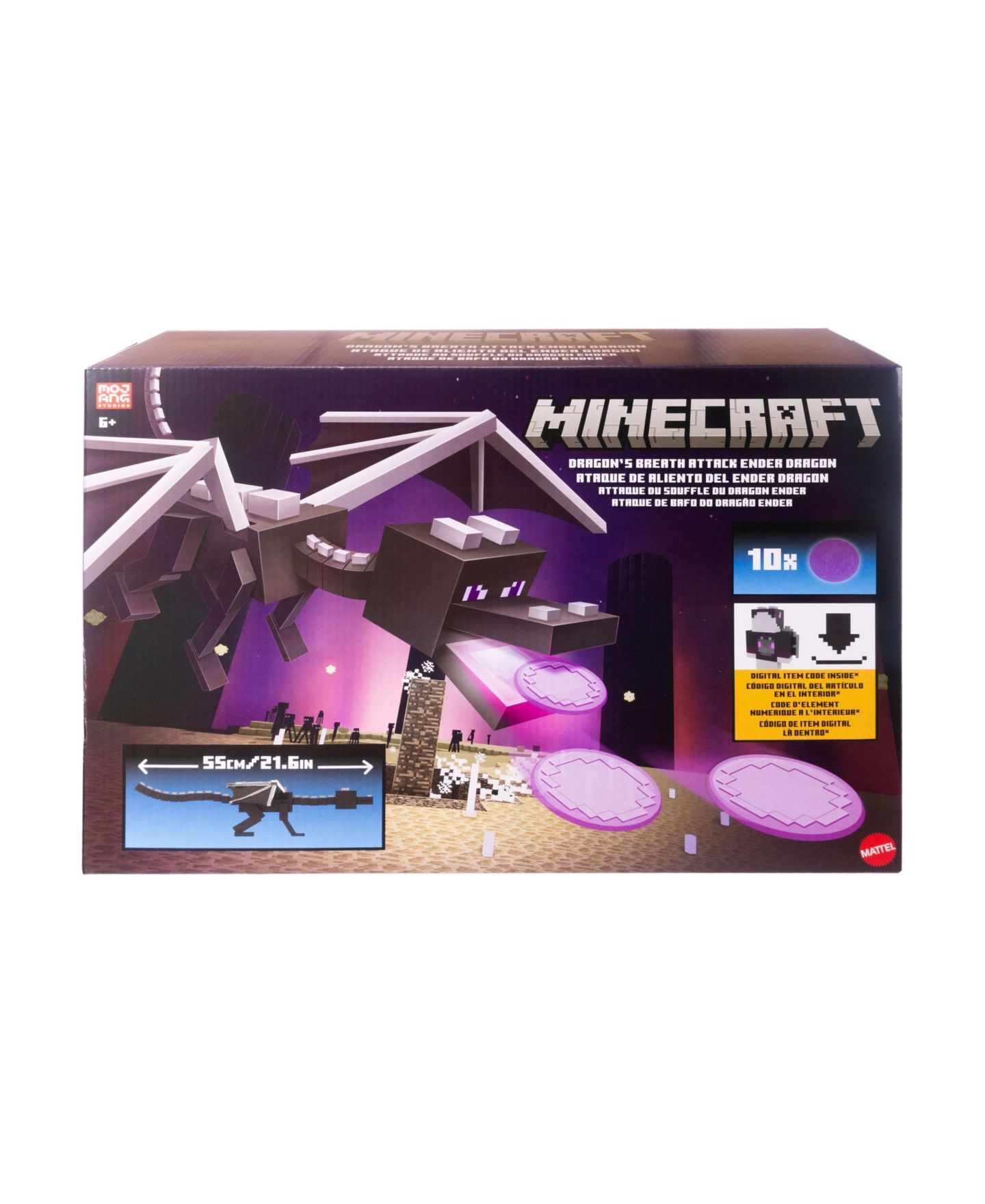 Детская фигурка Minecraft Dragon's Breath Attack Ender Dragon Action Figure — фото 6
