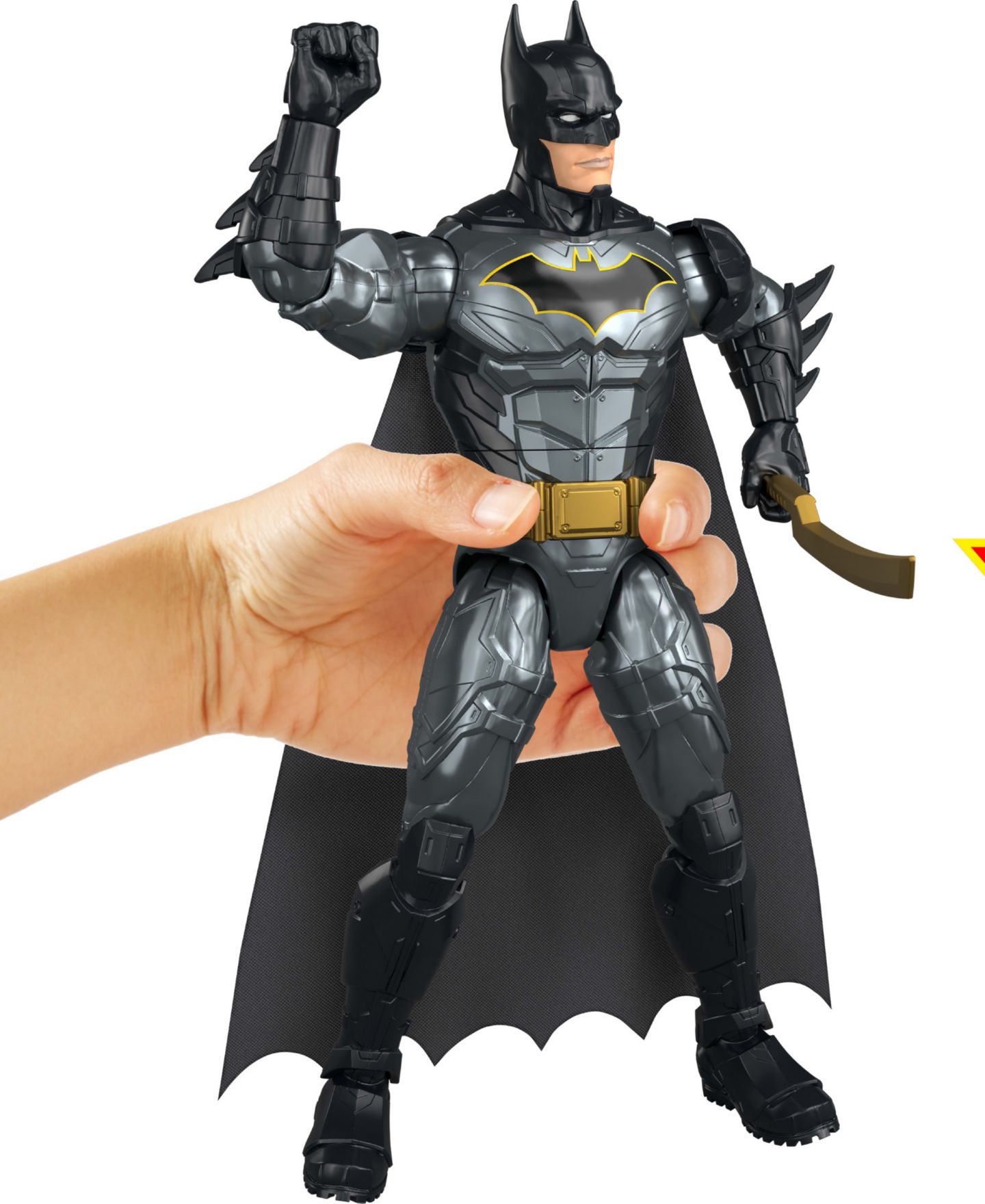 Детская фигурка DC Comics Crime Crusher Batman 12" Action Figure, 25+ Phrases and Sounds, Ages 4+ — фото 5