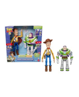 Woody & Buzz Lightyear 12 Inch 2-Piece Interactables Figures, Ages 3+