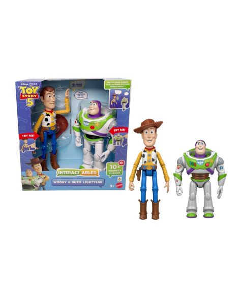 Набор фигурок Toy Story Woody & Buzz Lightyear, 30 см, интерактивные, 2 шт., от 3 лет