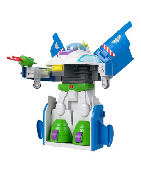 Детский игровой набор Imaginext 3-Inch Disney Pixar Toy Story 3-in-1 Transforming Spaceship Vehicle Playset