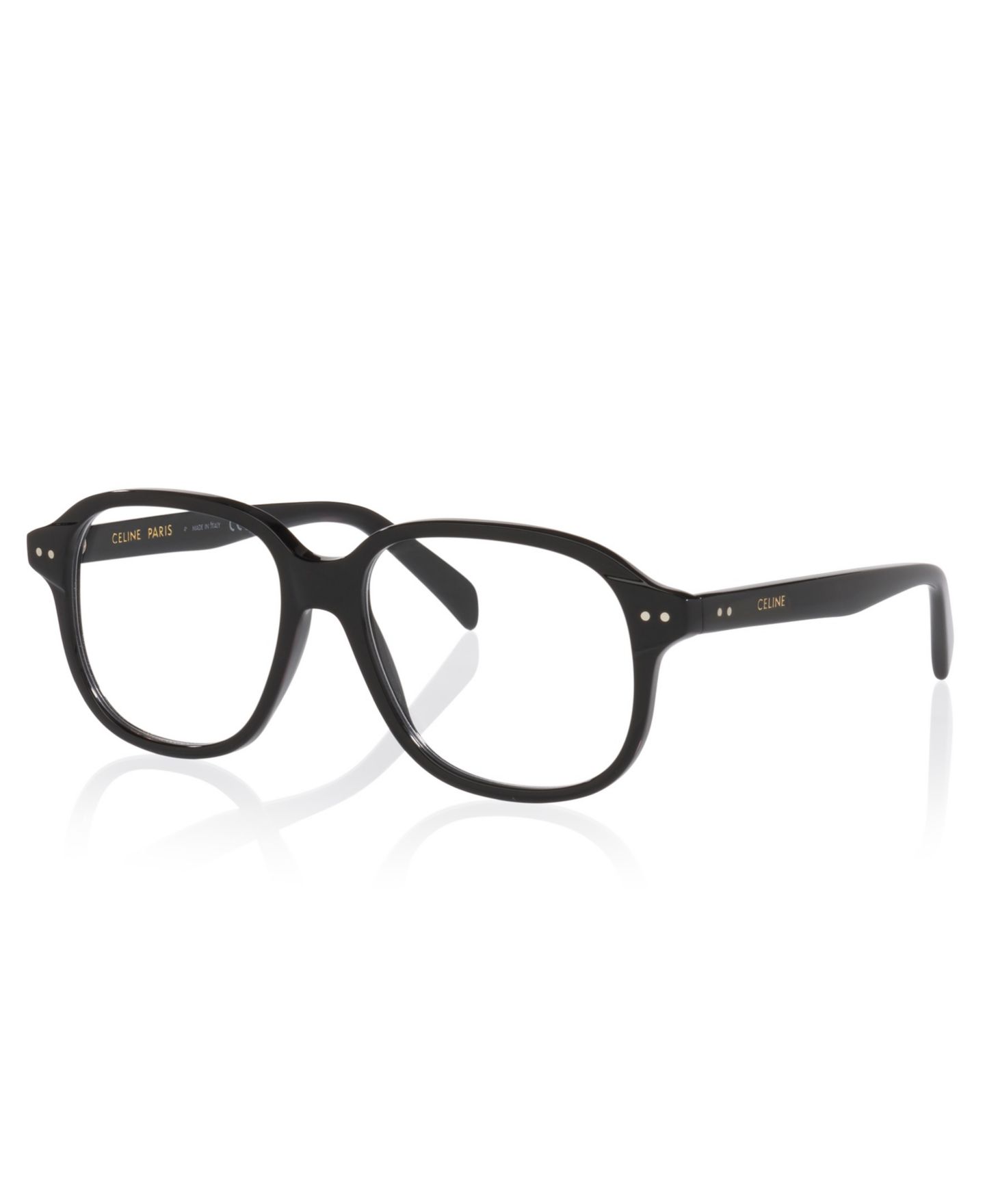 Мужские очки Celine Thin Cl50171i Polarized Eyeglasses, CL000612, цвет: Чёрный — фото 1