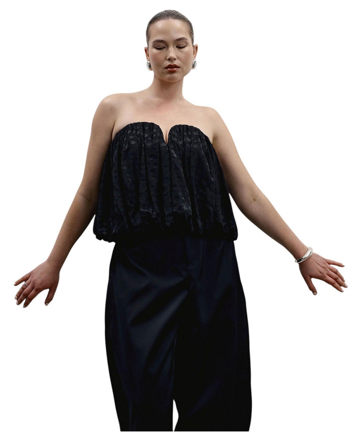 Женский топ 11 Honoré Plus Size Strapless-Bubble — фото 1