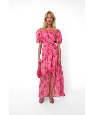 Women's Elaine Floral High-Low Maxi Dress