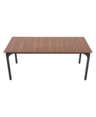 Rectangle Dining Table with Iron Frame for Kitchen and Living Room