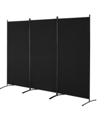 Folding Room Divider 3 Panel Privacy Screen, Freestanding Partition for Bedroom Study Office