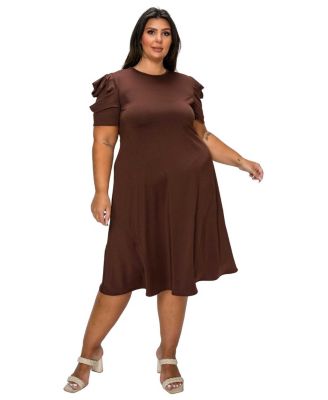 Plus Size Aleyna Flare Dress