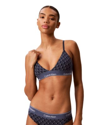 Regular Icon Cotton-Modal-Blend Limited Edition Triangle Bra, QF9157