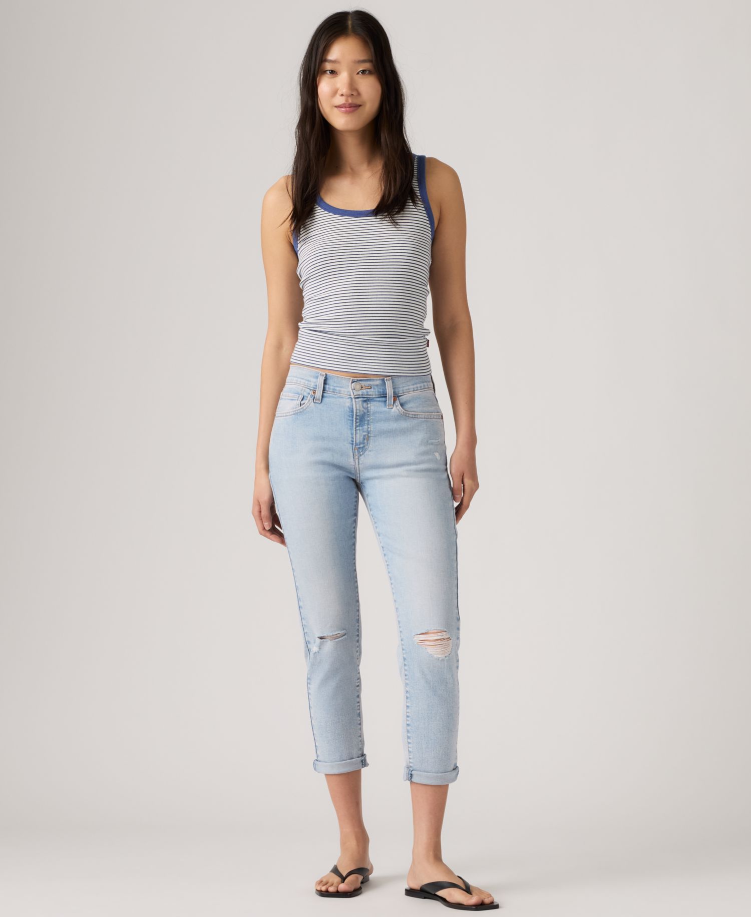 Trendy Plus Size Boyfriend Jeans
