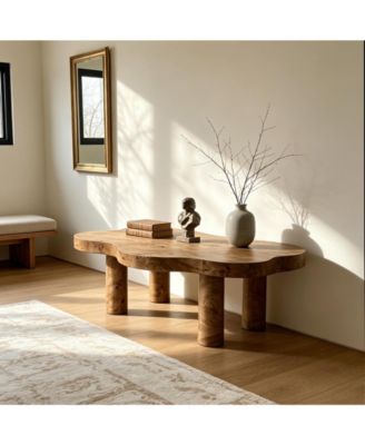 40" Burl Wood Cloud Coffee Table