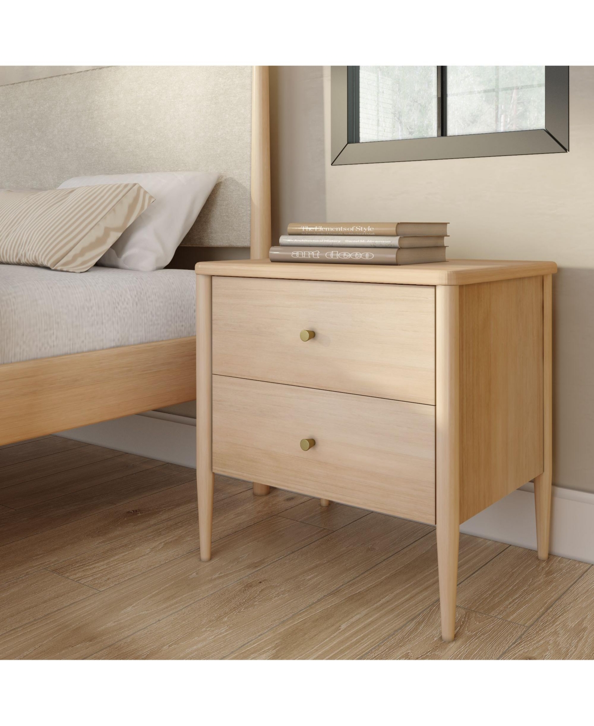 Plank+Beam Harbor 2 Drawer Nightstand