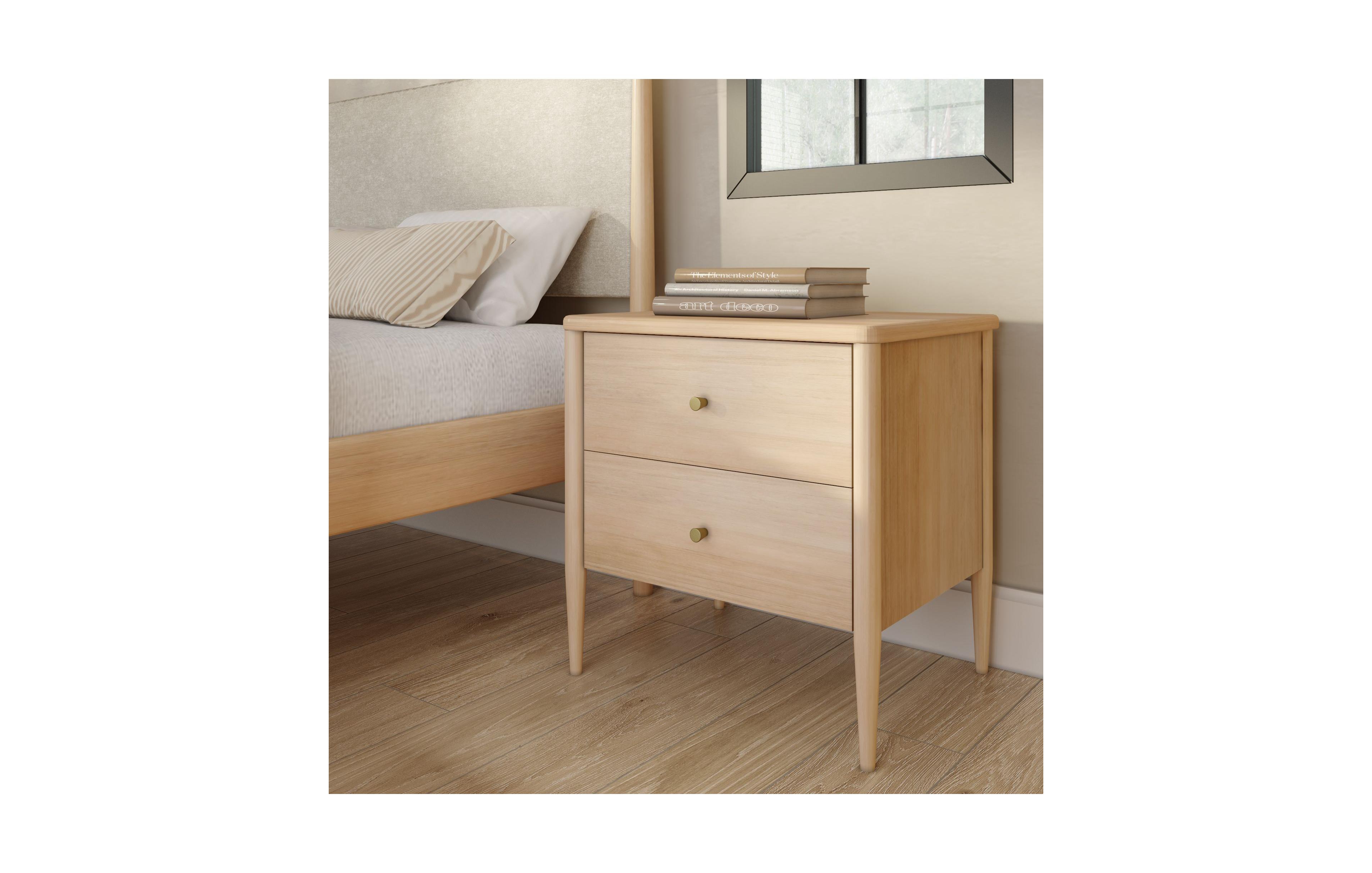 Plank+Beam Harbor 2 Drawer Nightstand