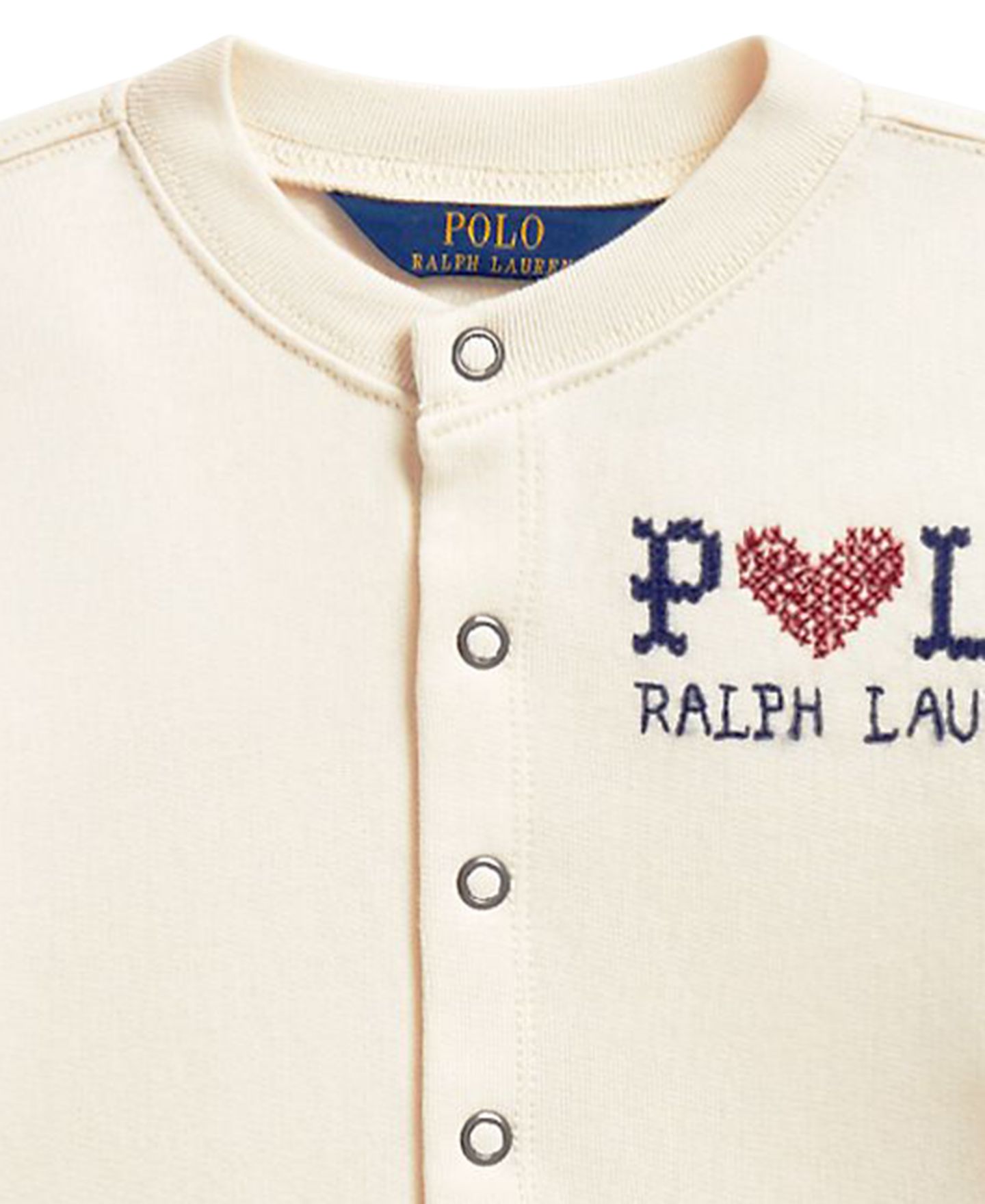 Кардиган Polo Ralph Lauren Logo Fleece Cardigan для девочек, цвет: Кремовый — фото 4