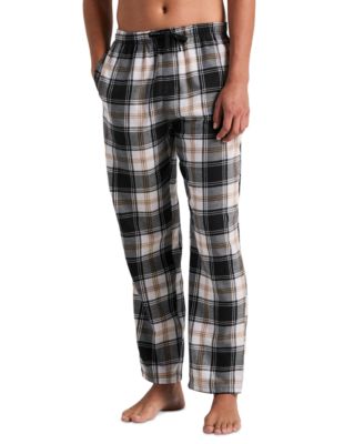 Men's Flannel Plaid Drawstring Sleep Pants