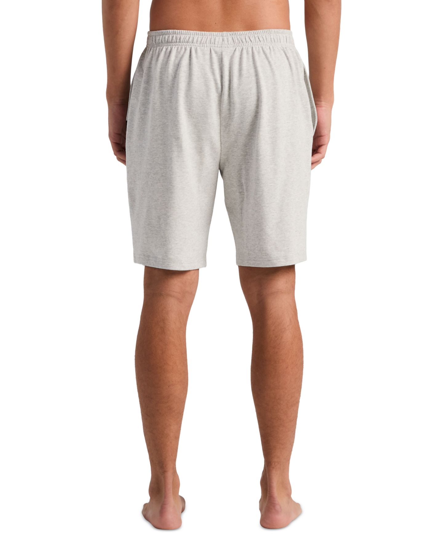 Пижамные шорты Drawstring для мужчин, махра — Perry Ellis Portfolio, цвет: Жемчужный синий меланжевый — фото 4