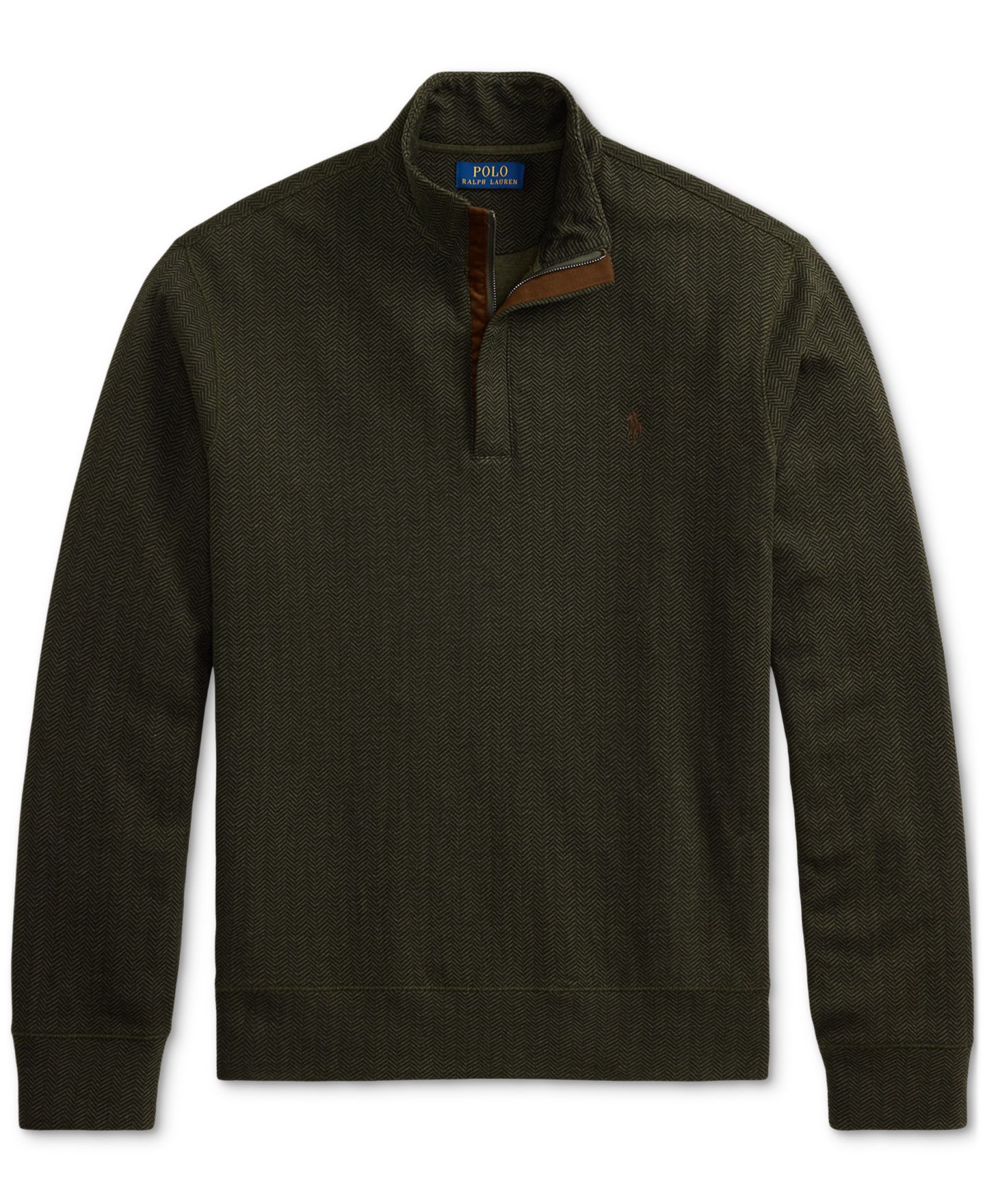 Мужской свитер Polo Ralph Lauren Luxury Classic-Fit, цвет: Меланжевый / Чёрный — фото 6