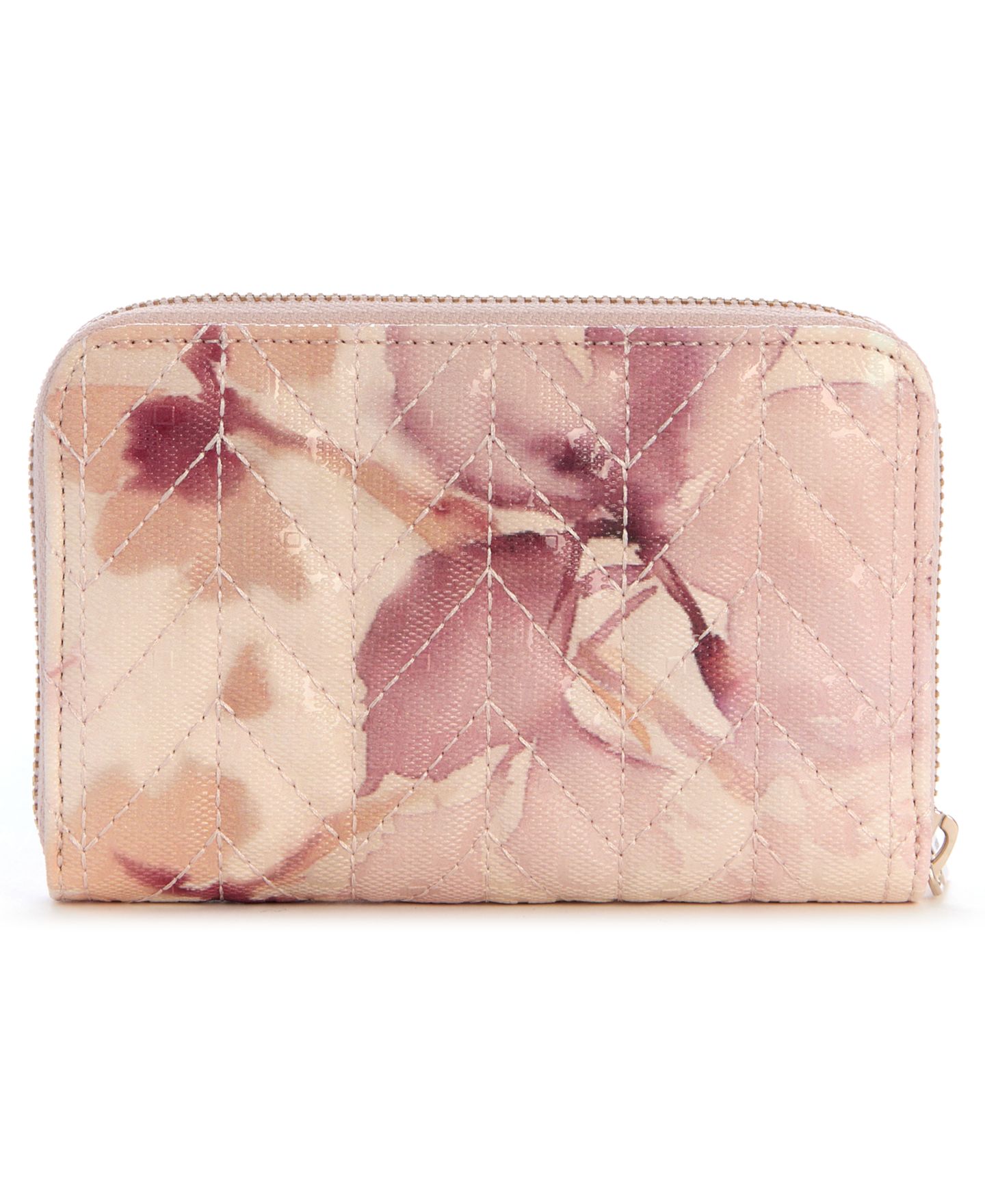 Женский кошелёк GUESS Stacey Zip Around Wallet, цвет: С принтом разноцветный — фото 2