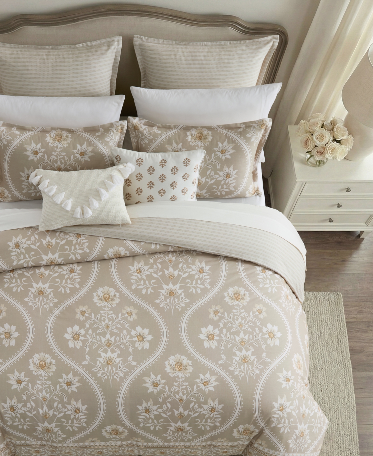 Levtex Home Camellia Textured -Piece Comforter Set