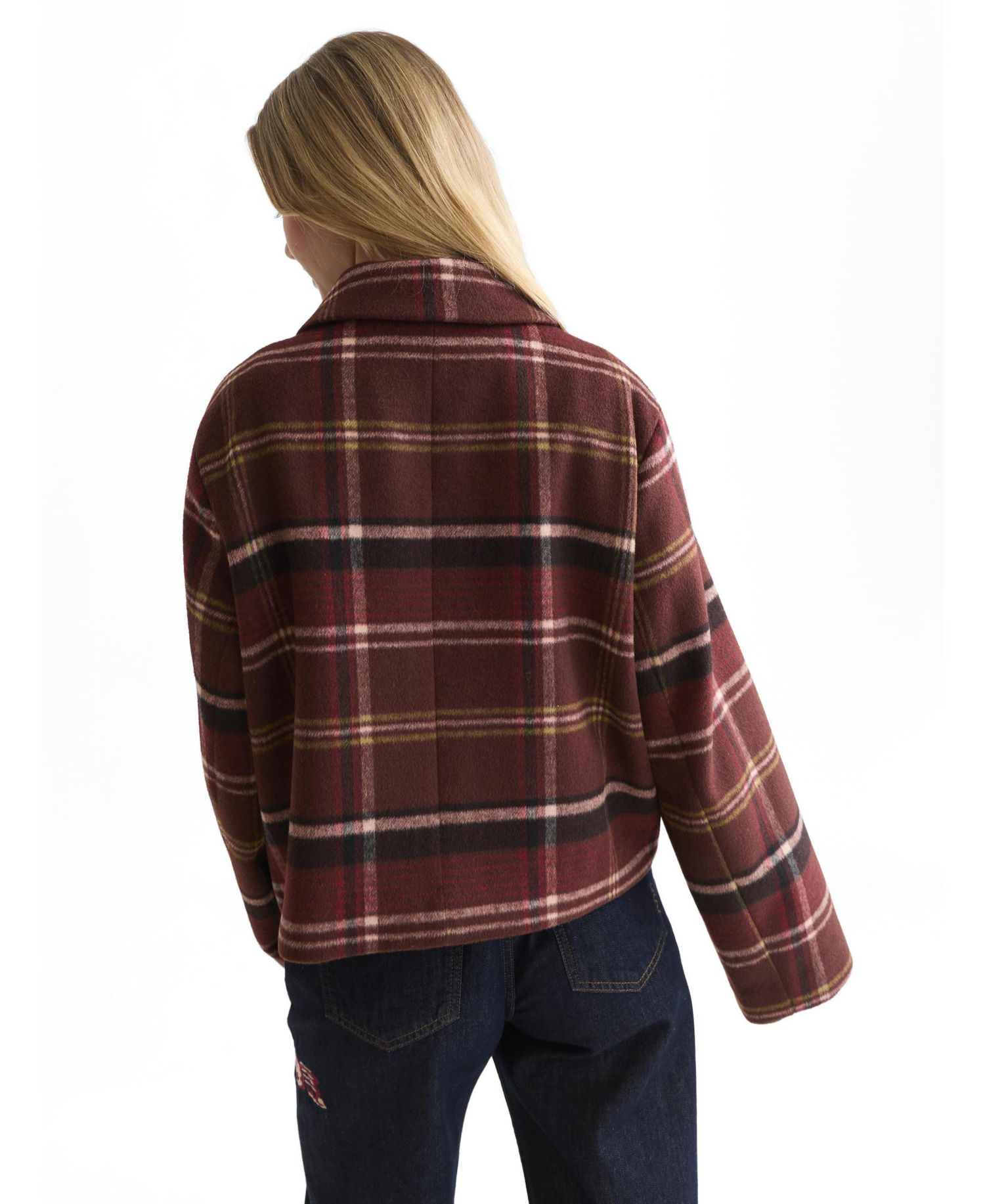 Women's Checked Short Jacket