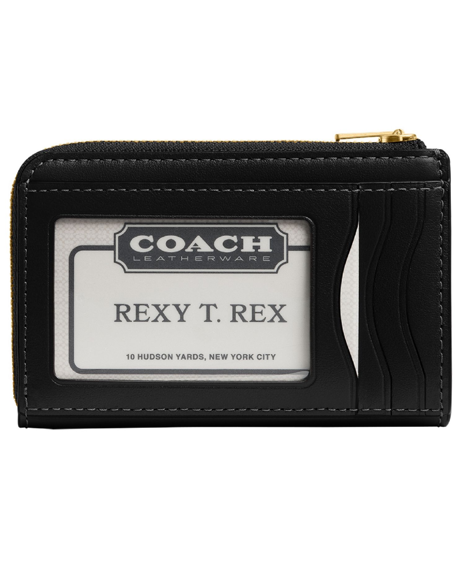 Essential Leather Key Zip Card Case