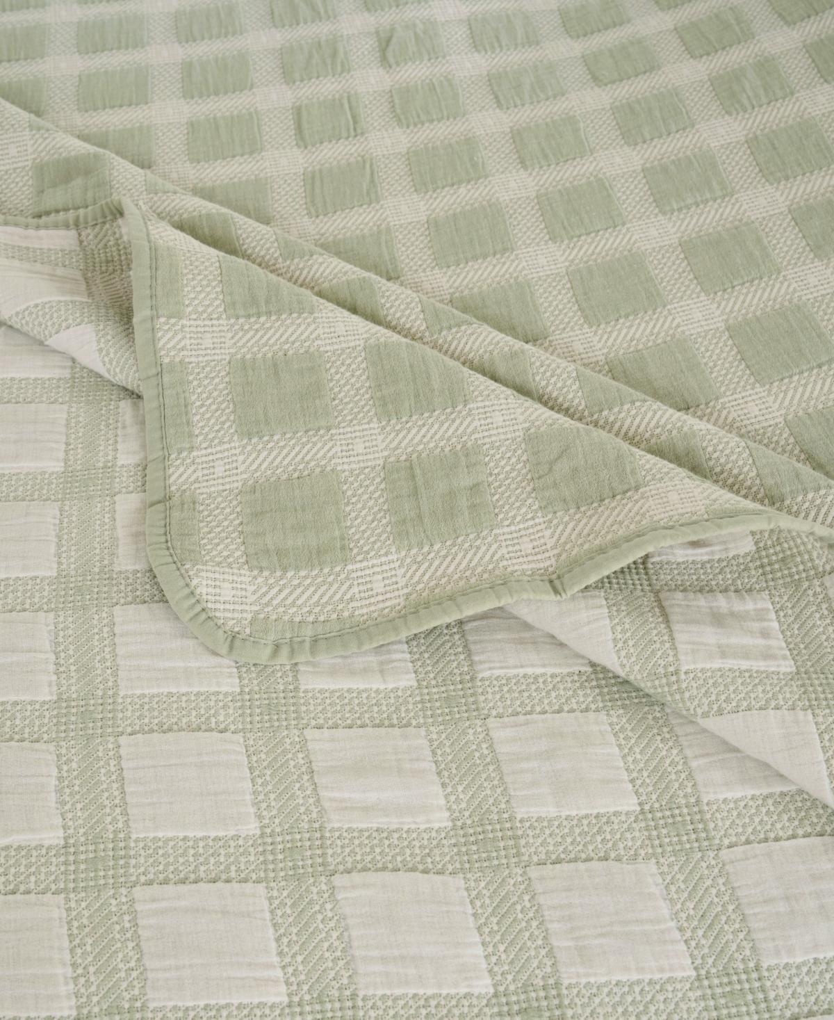 Greenland Home Fashions Millhouse Jacquard-Woven -Piece Coverlet Set