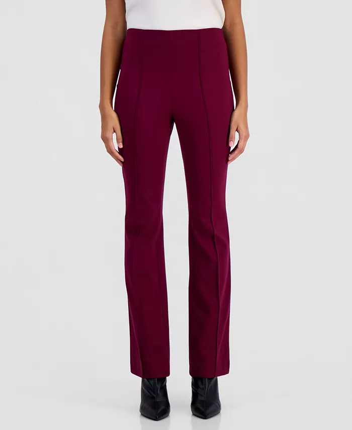Women's Pull-on Flare Mid-Rise Pants