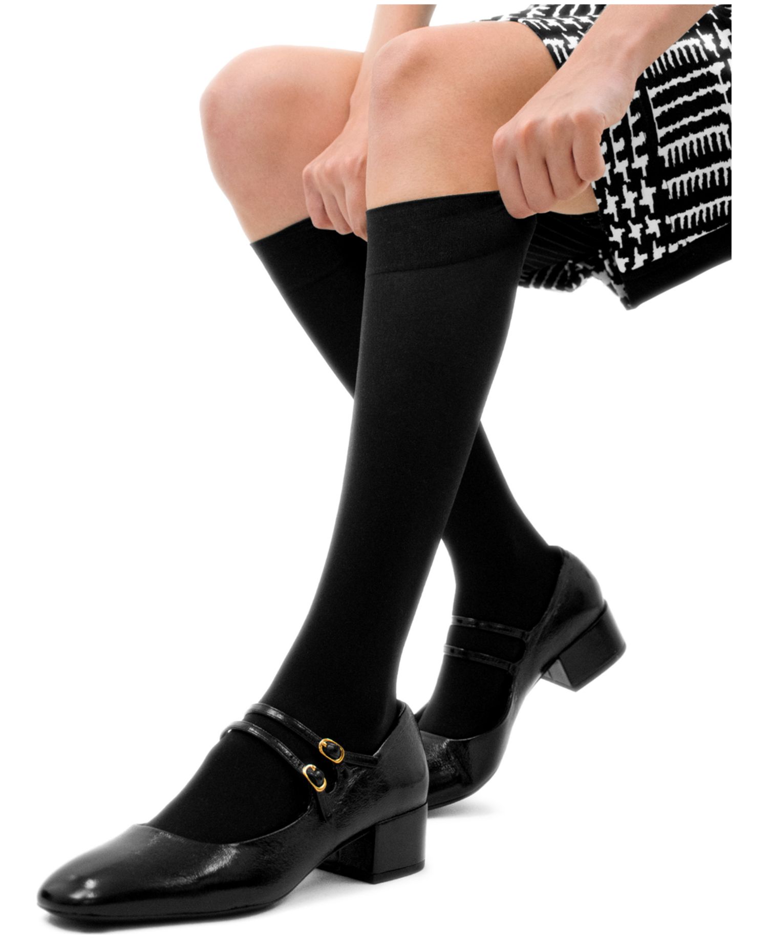 Women's 3-Pk. Soft Opaque Knee-High Socks