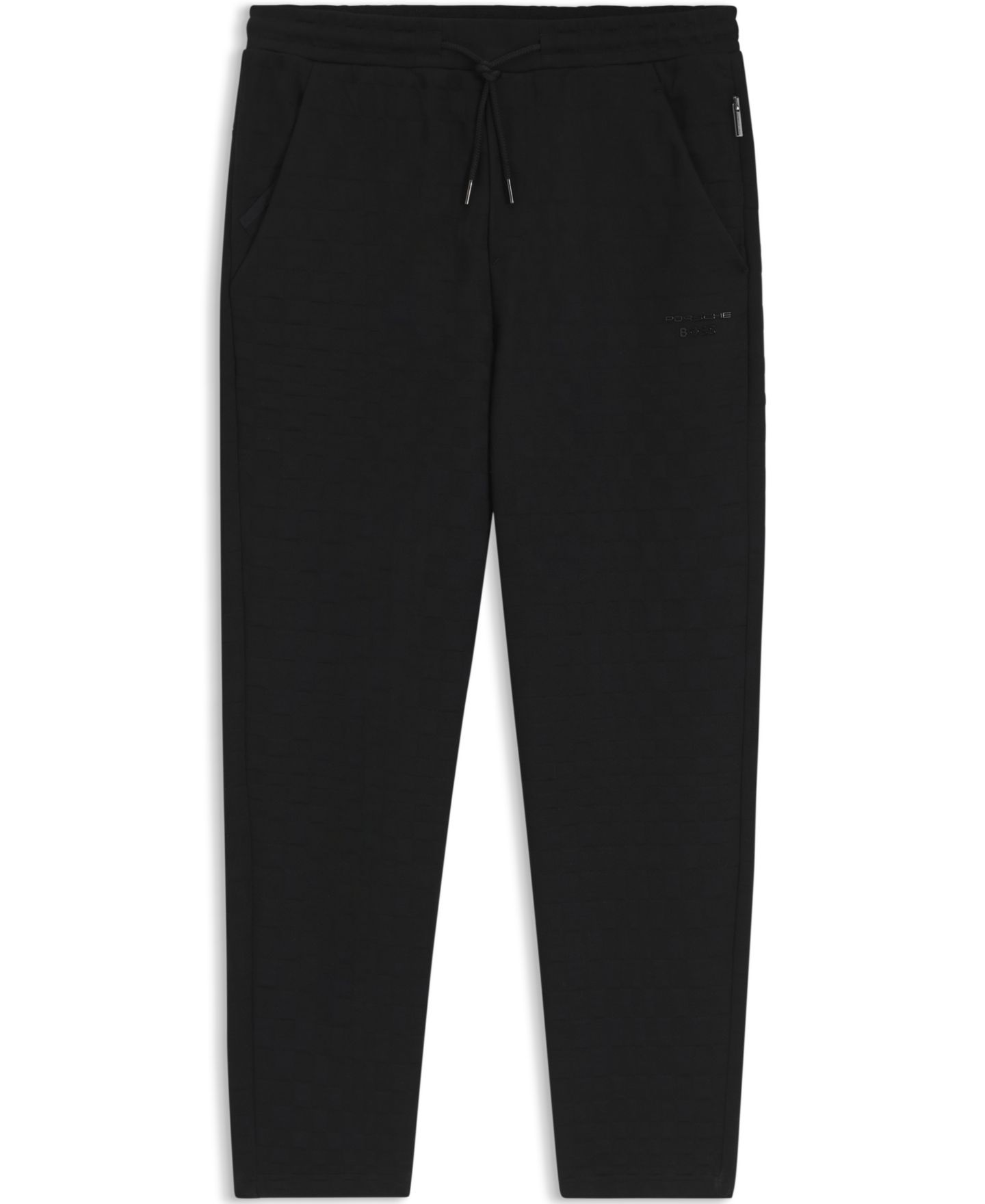 Мужские брюки Hugo Boss x Porsche Regular-Fit Tracksuit, цвет: Чёрный — фото 2