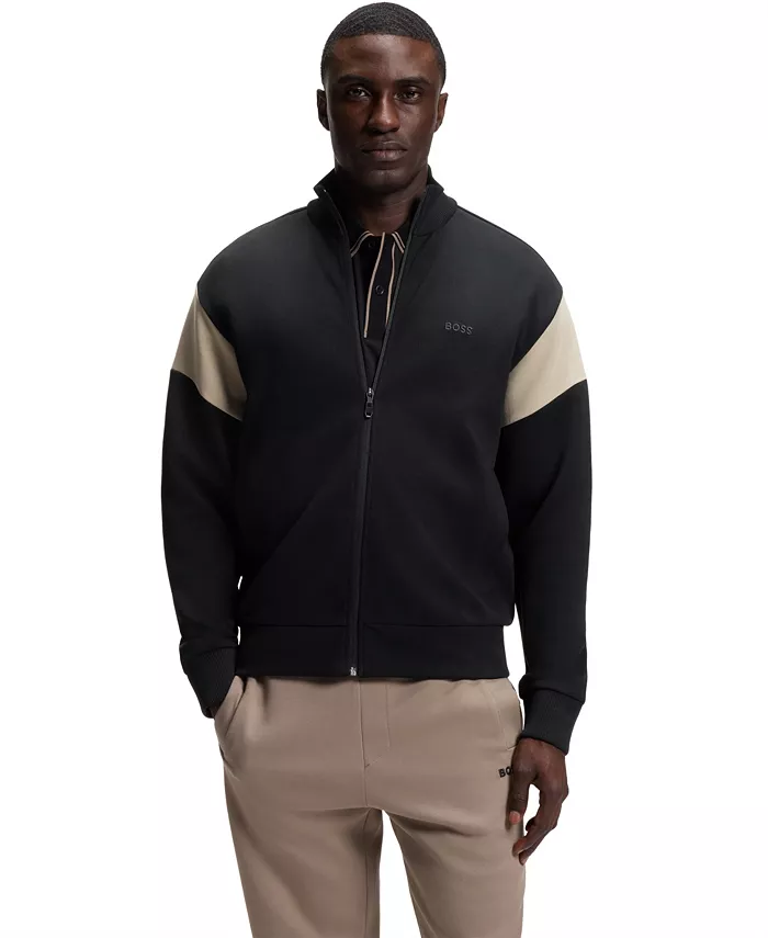 BOSS by Men's Cotton-Blend Regular-Fit Sweatshirt - thumbnail 6
