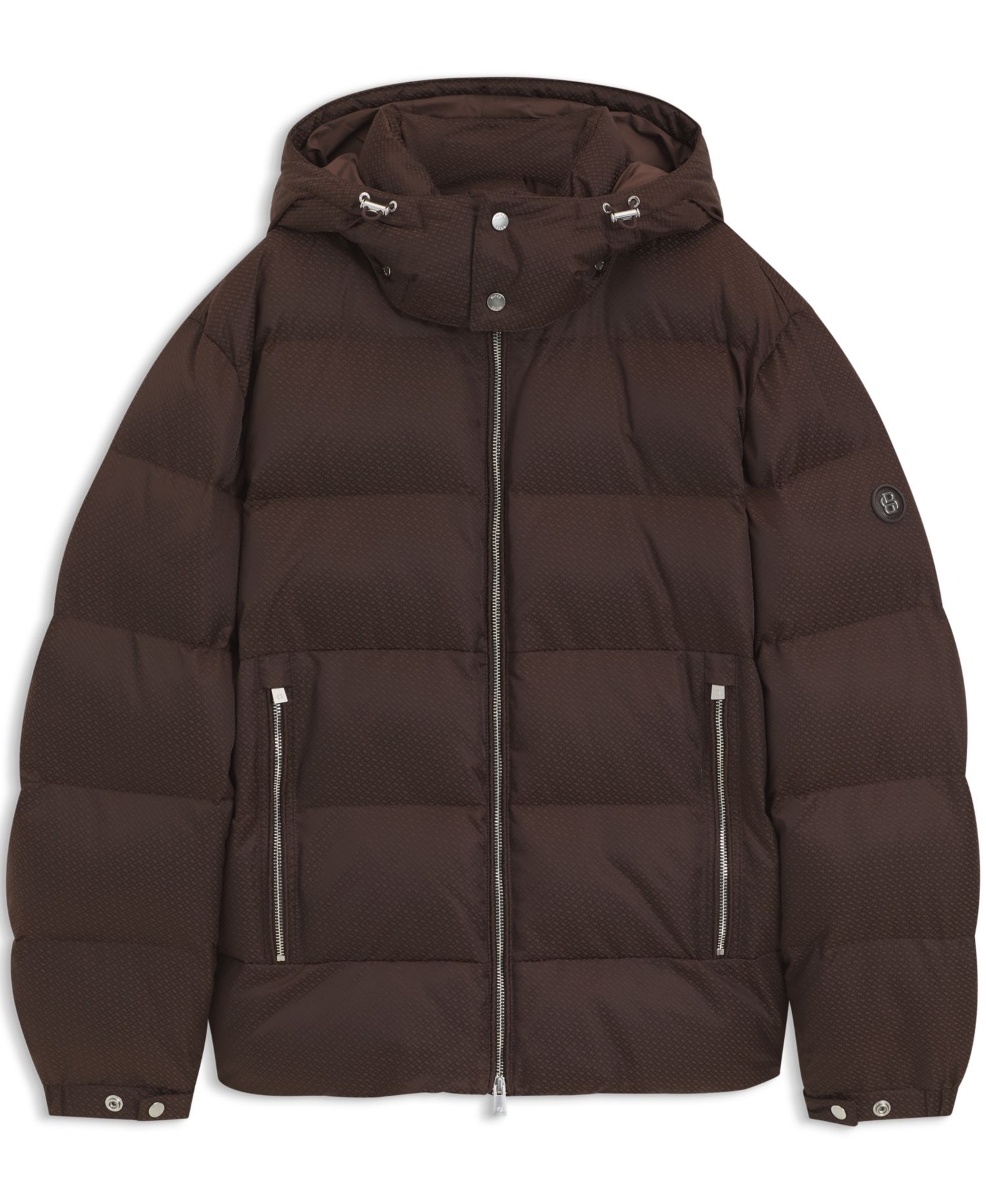 BOSS by Men's Water-Repellent Padded Jacquard Jacket