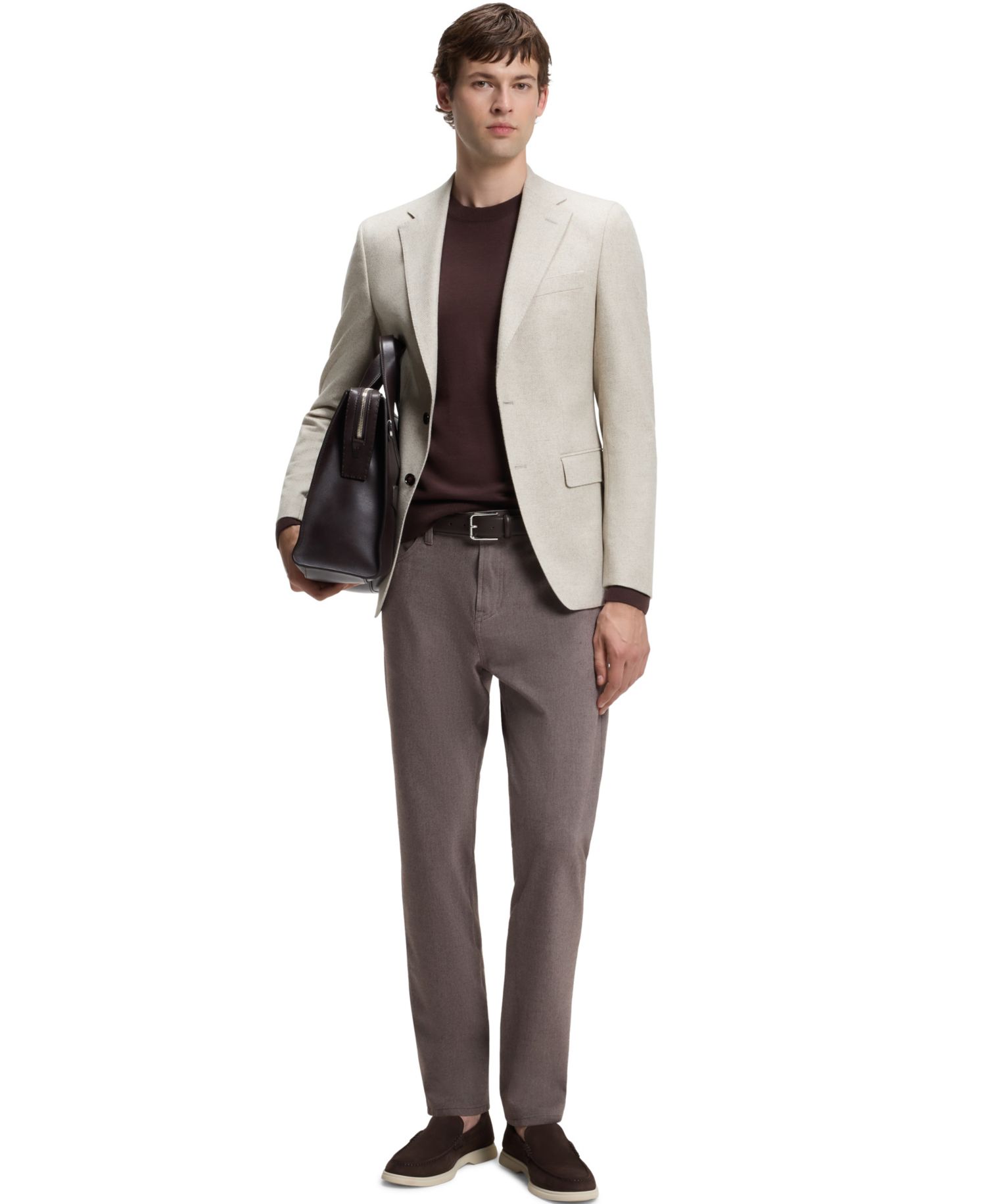 BOSS by Men's Wool-Cashmere Slim-Fit Blazer