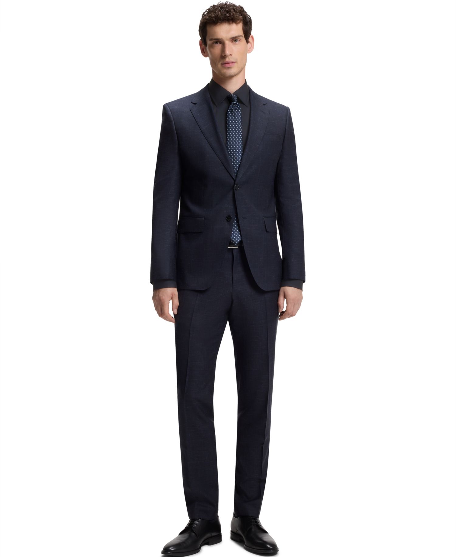 Men's Stretch Cotton Regular-Fit Dress Shirt