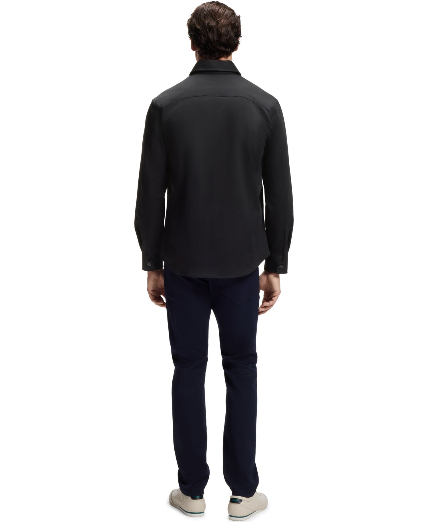 x Aston Martin Men's Cotton-Blend Relaxed-Fit Overshirt