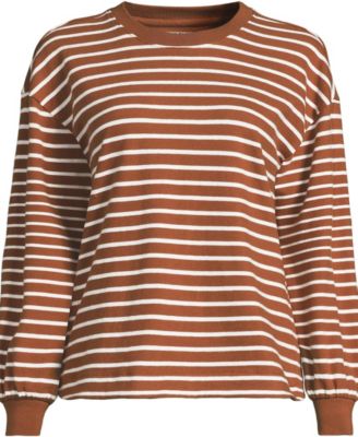 Women's Mariner Jersey Long-Sleeve Drop-Shoulder Relaxed-Fit T-Shirt